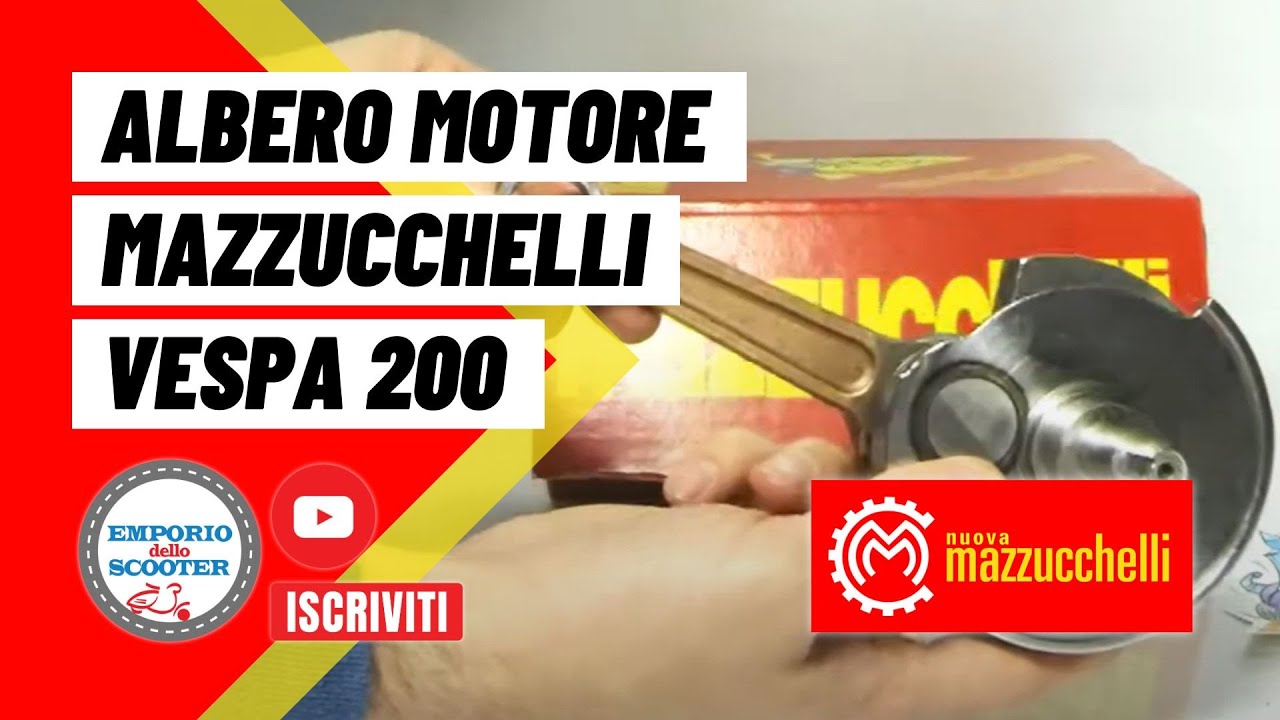 ALBERO MOTORE MAZZUCCHELLI PE 200 PX 200 - RALLY 200