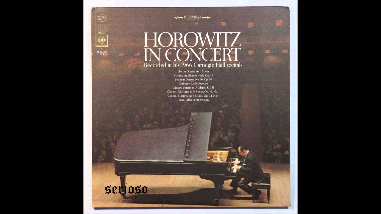 Mozart, Sonata No  11 In A Major, K  331, Horowitz