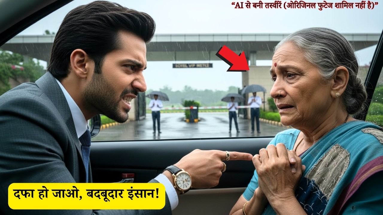 गरीब सफाईकर्मी का अपमान किया करोड़पति ने—कुछ देर बाद पता चला, वह उसकी माँ थी!