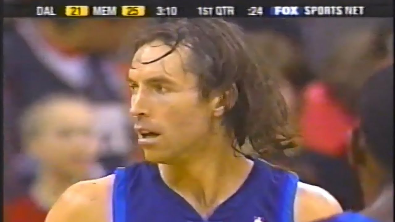 Steve Nash Mavericks 16pts 13asts vs Grizzlies (2003)
