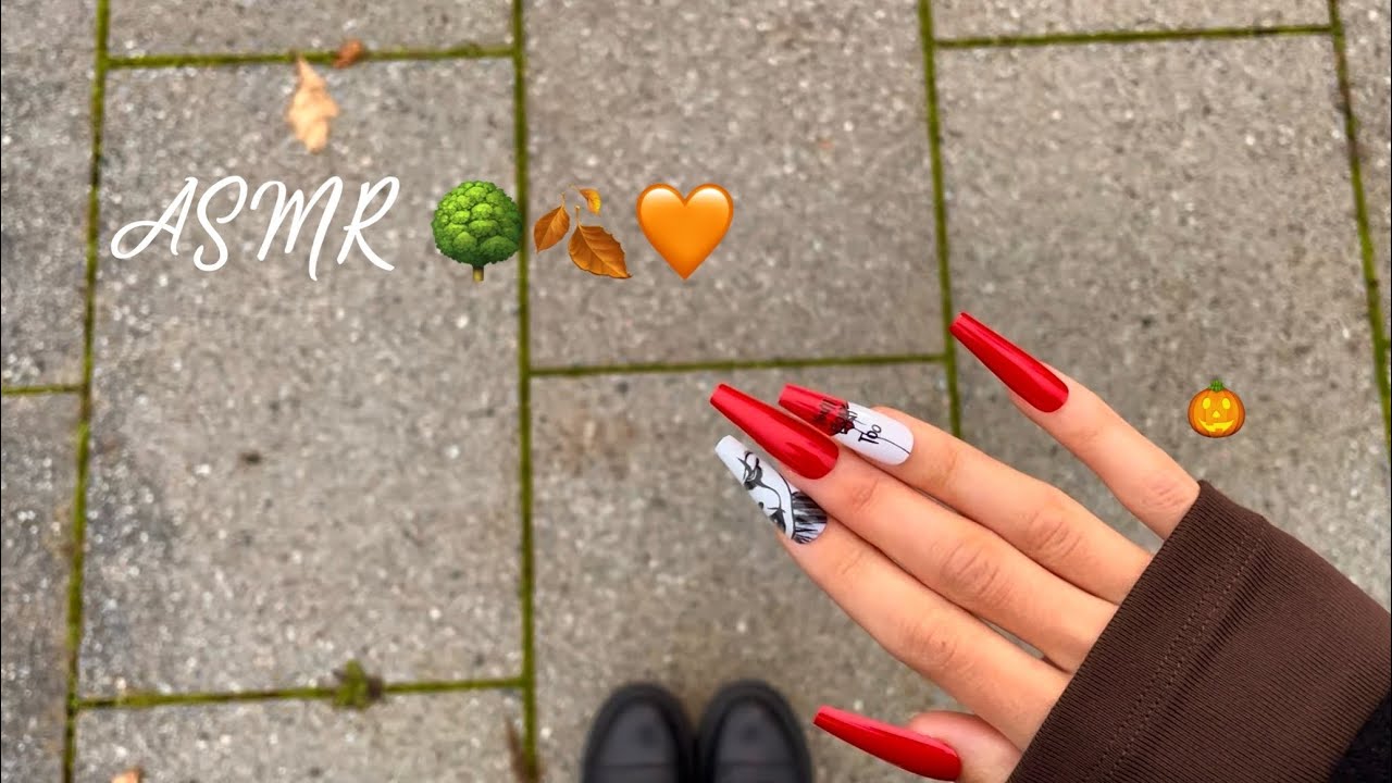 ASMR OUTDOOR 🌳 LOTS OF CAMERA TAPPING - No Talking ❤️