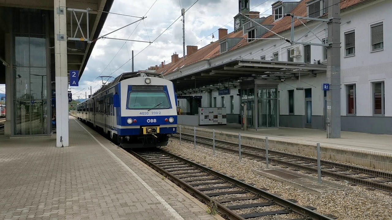 4020 239 f&auml;hrt ausserplanm&auml;ssig auf der Franz-Josefs-Bahn als REX2841 ab 14:51