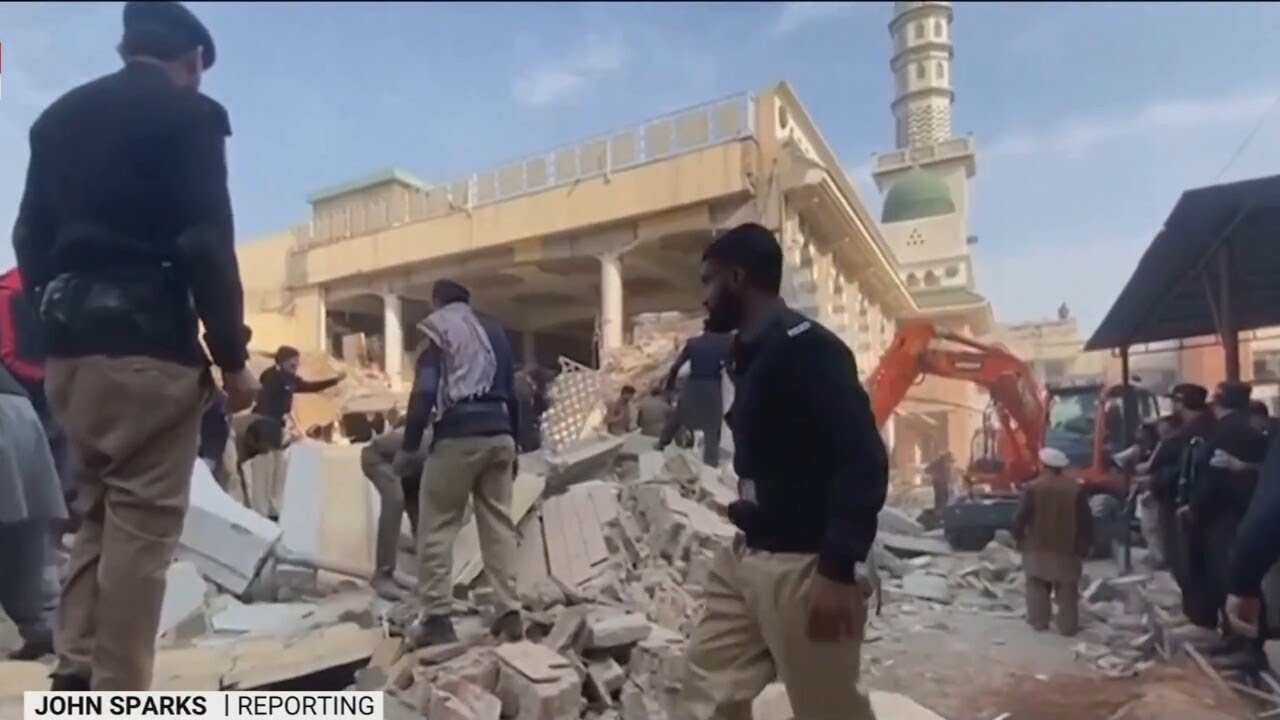 Suicide bomber strikes mosque in Pakistan killing 59 and injuring over 150