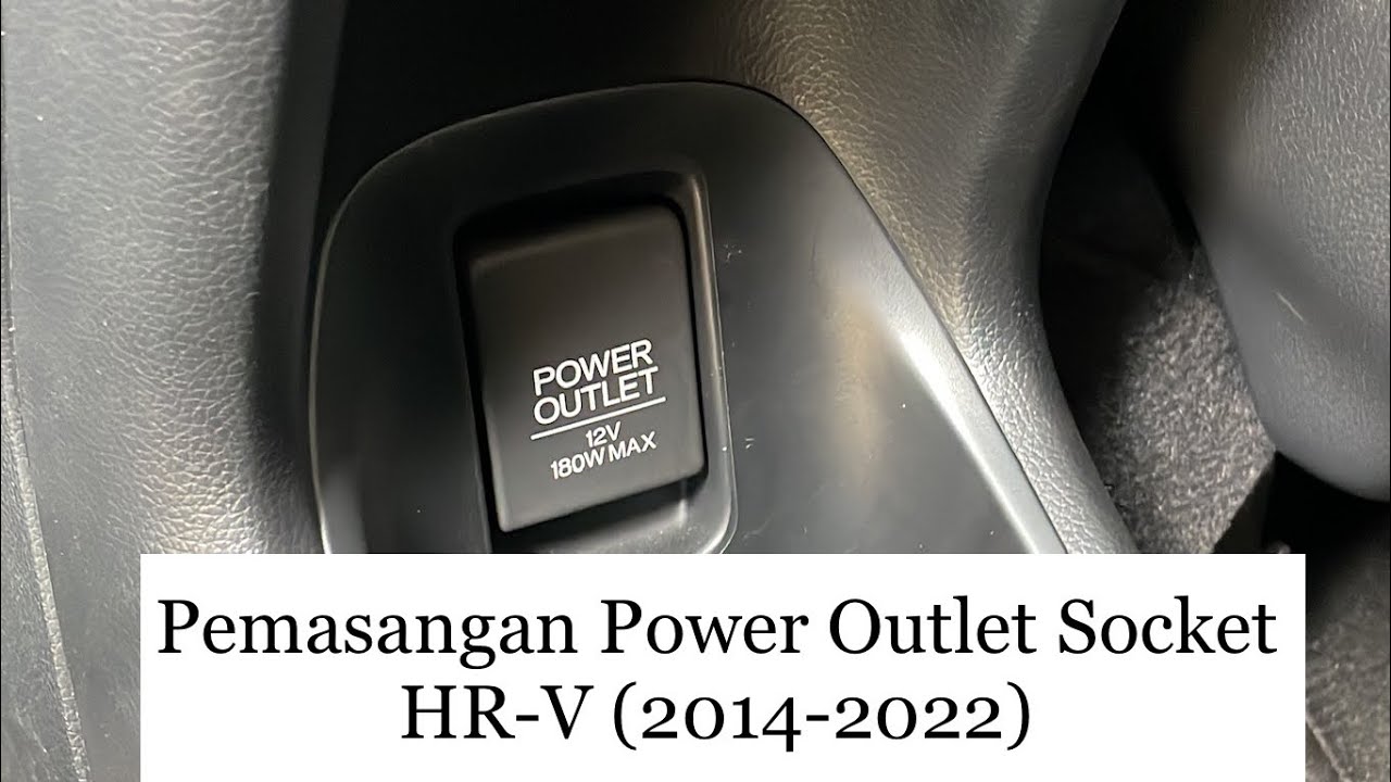 Pemasangan Power Outlet di center console belakang untuk HR-V 2014-2022