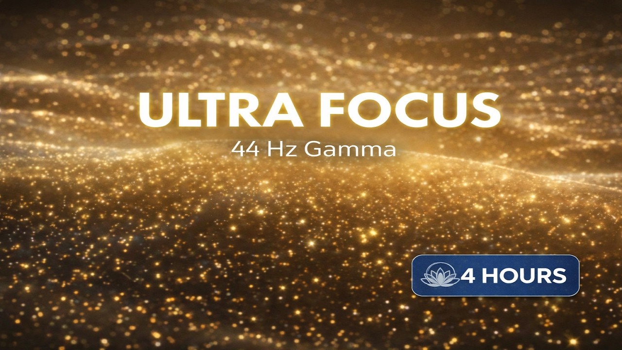 Superhuman Focus 40 Hz Gamma Waves for Study & ADHD Productivity