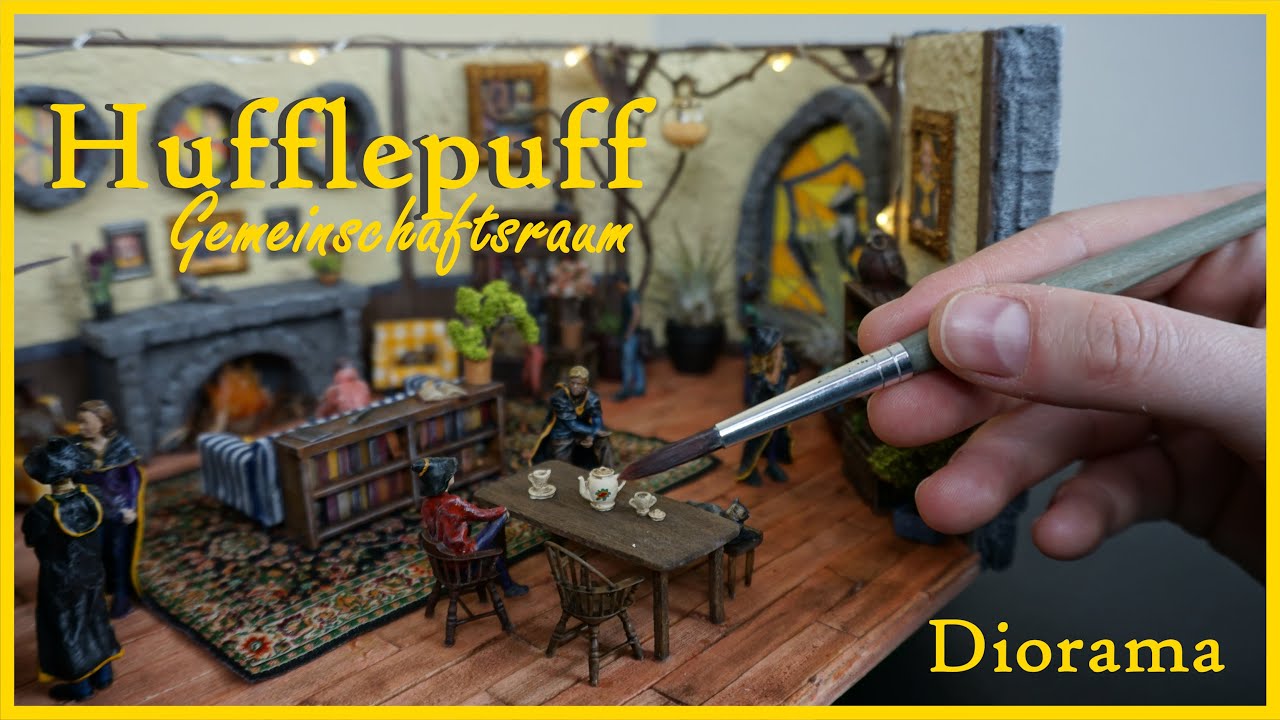 Hufflepuff Diorama selbst bauen