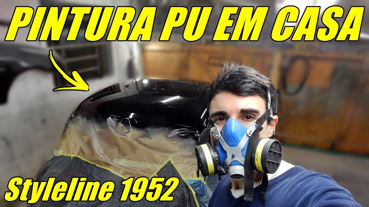 PINTURA PU PRETO CADILLAC STYLELINE 1952