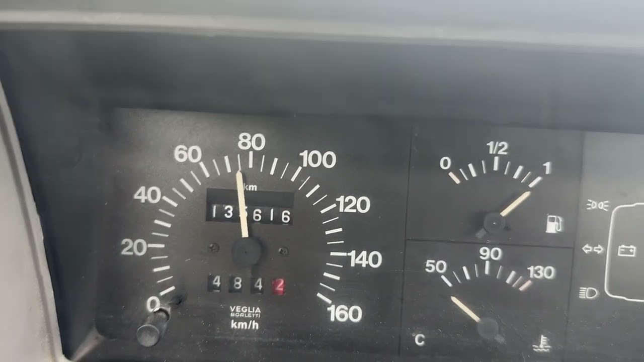 Fiat Panda 141 reprise de 40kmh &agrave; 100kmh en 4e