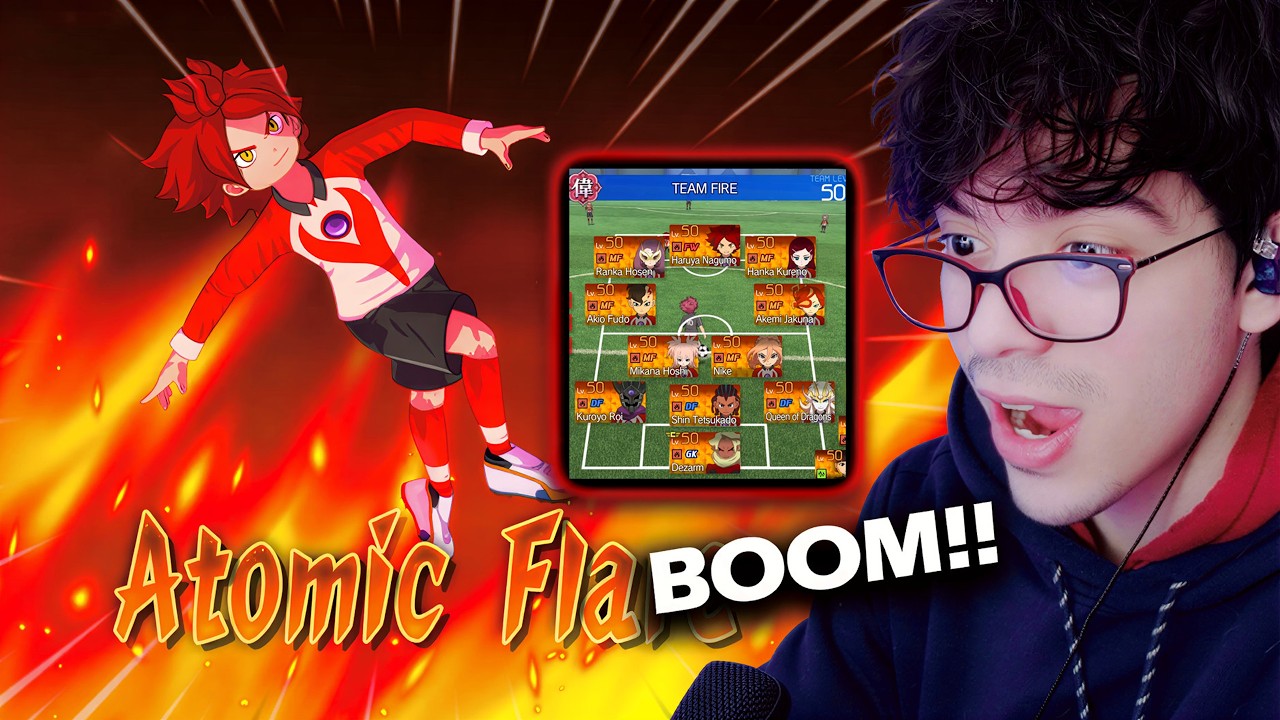 I USED THE STRONGEST FIRE TEAM 😱🔥 | Inazuma Eleven Victory Road Competitive