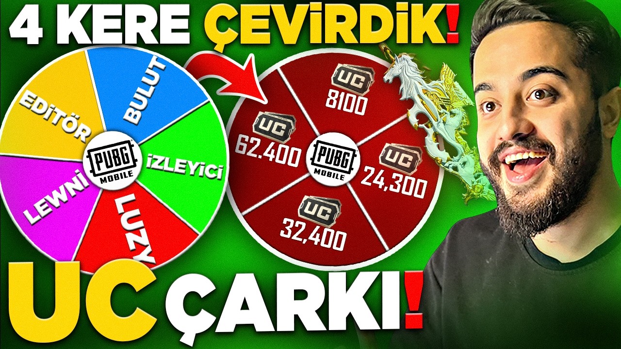 UC ÇARKINDAN ÇIKANA BAKIN! İNANILMAZ! YENİ P90 FULLUYORUZ! PUBG Mobile