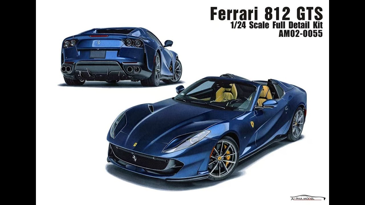 Ferrari 812 GTS - Alpha Model 1/24