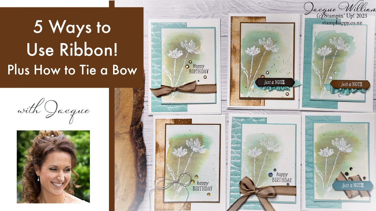 5 Ways to Use Ribbon!  Plus How to Tie a Bow!