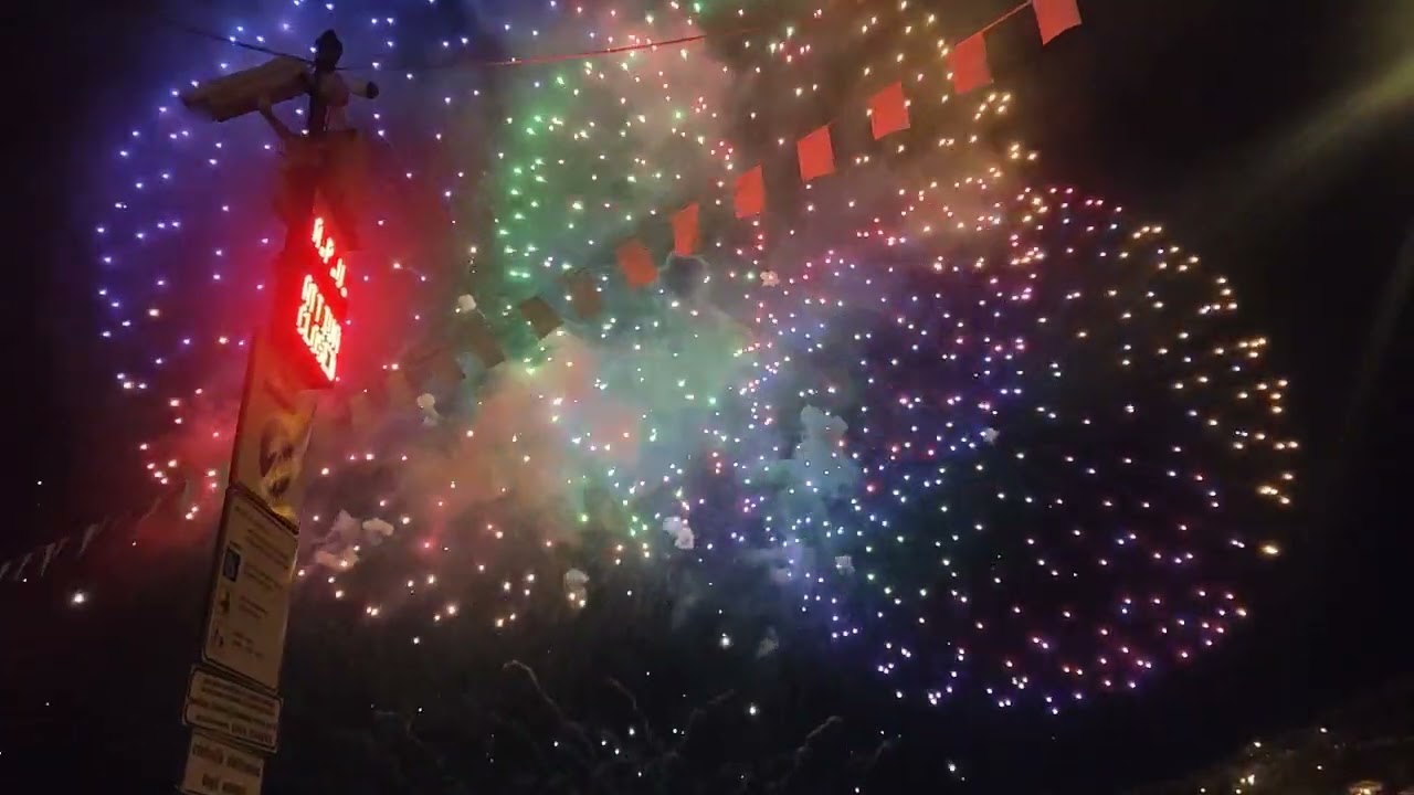Fuochi d'artificio Recco 2025