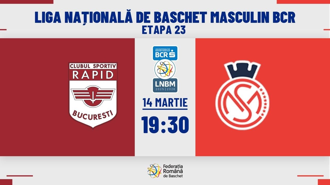 Liga Nationala de Baschet Masculin BCR 25/26 - CS Rapid București vs CSM CSU Raiffeisen Oradea