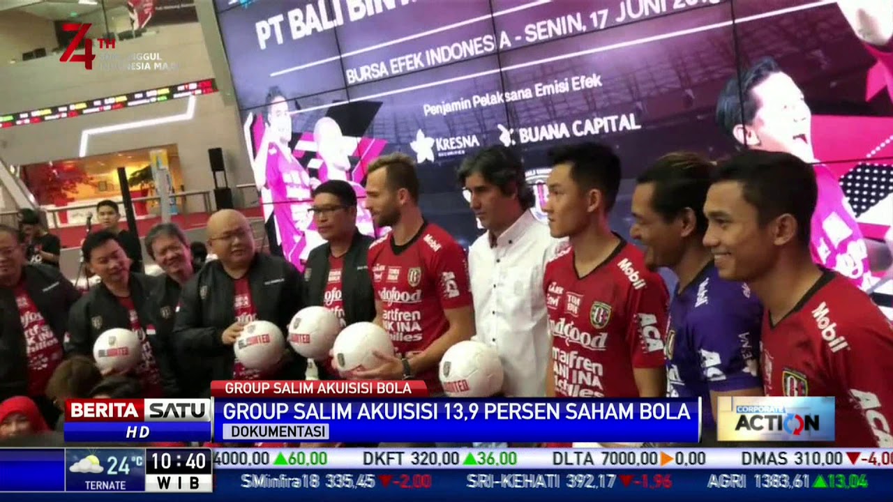 Group Salim Akuisisi 13,9 Persen Saham Bola