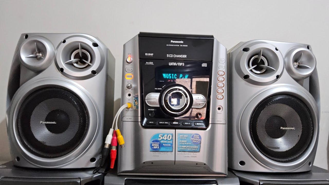 Panasonic Ak640 (540W RMS) Mini System Com Subwoofer 