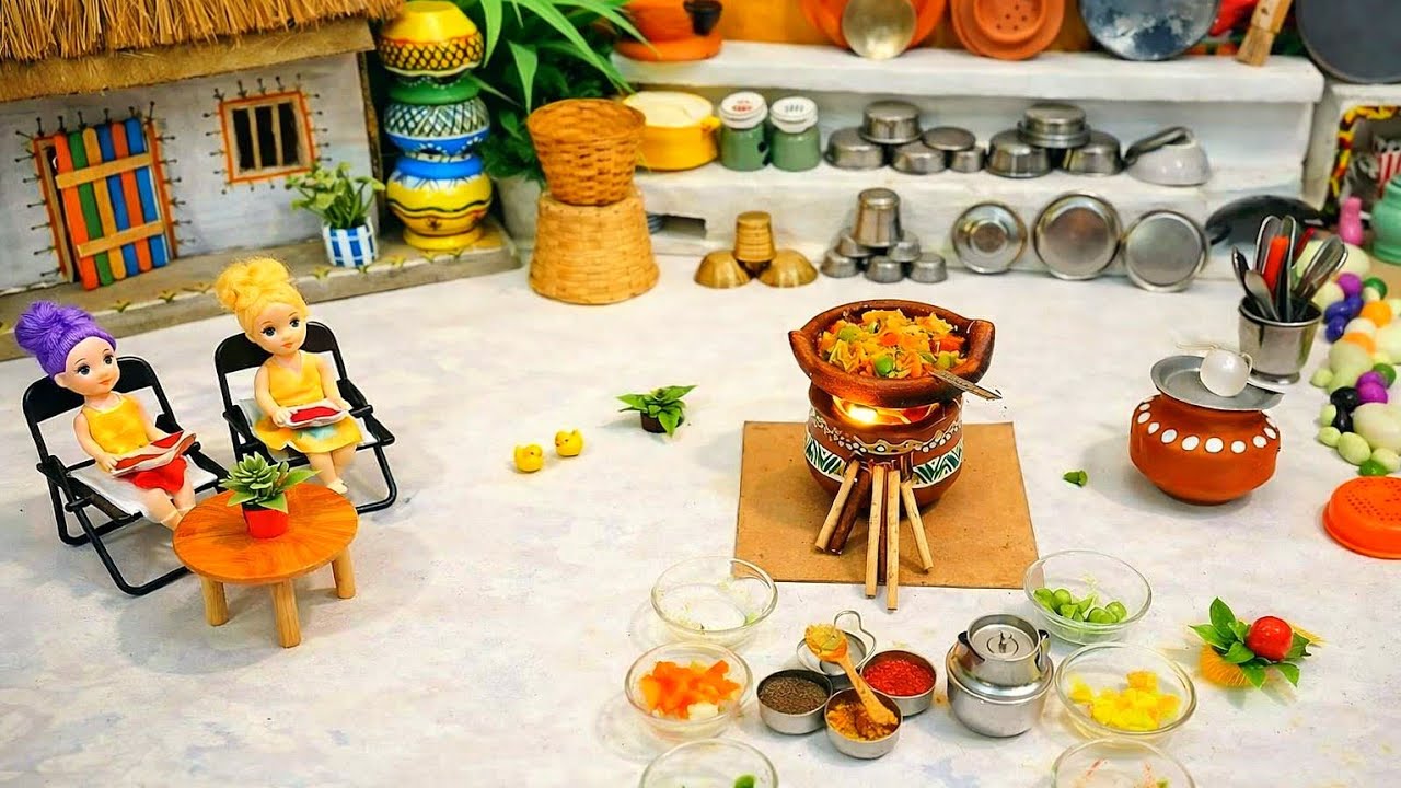 सेवई || Spicy sevai #cooking #classictinyfood #tinycolorfood #miniature #cooking #snacks #minifood