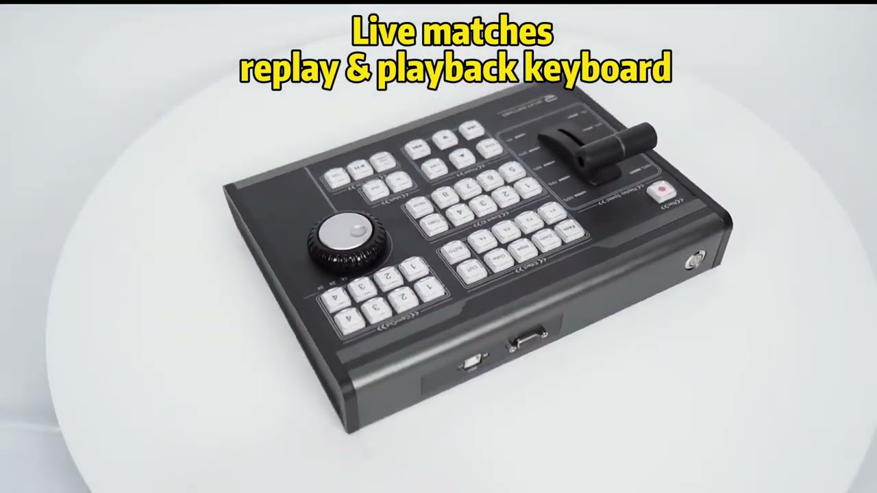 Slow Motion Playback Switcher keyboard to Adjust Video replay Speed Live Video Switcher with T-bar