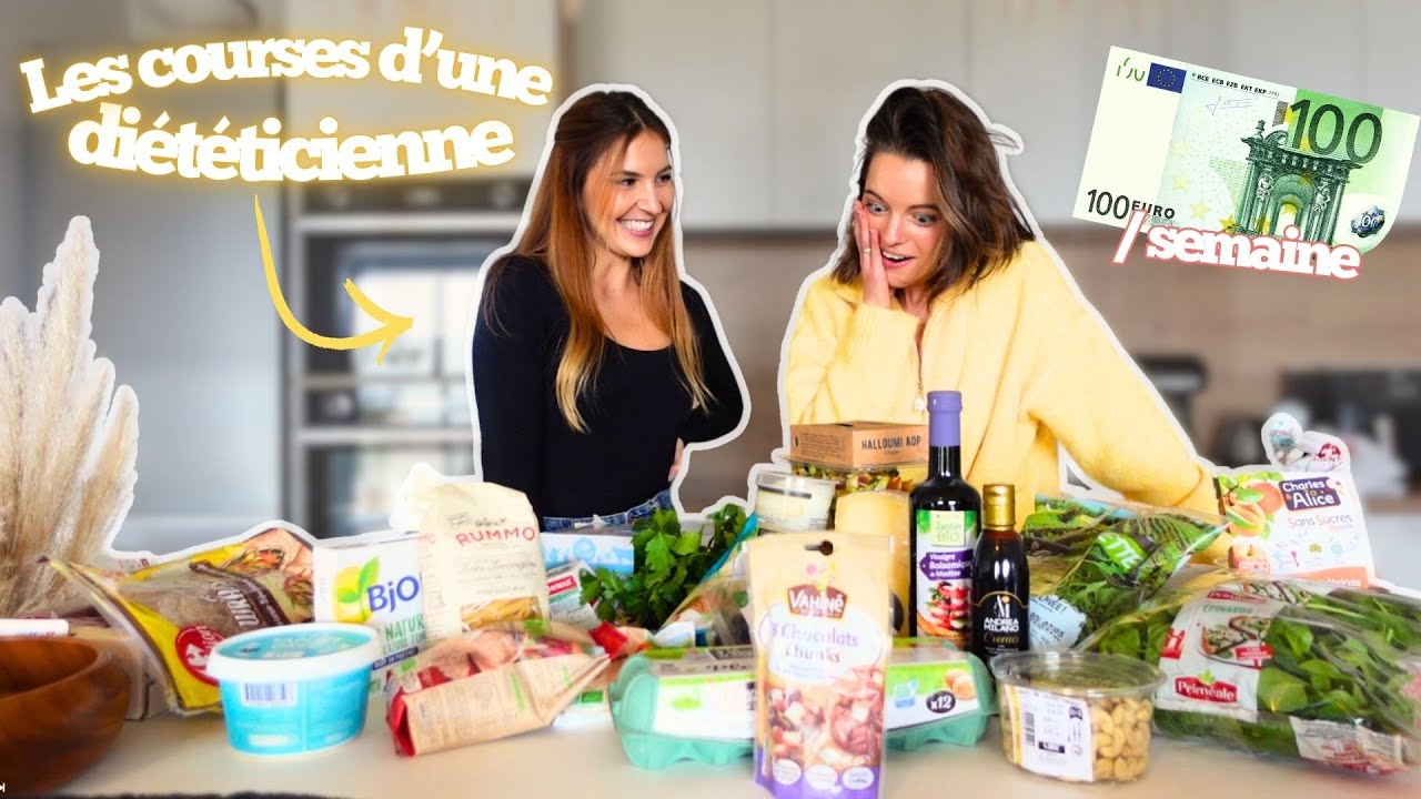 Les courses, le budget et astuces d'une diététicienne | On fait les courses avec Camille Nutrition