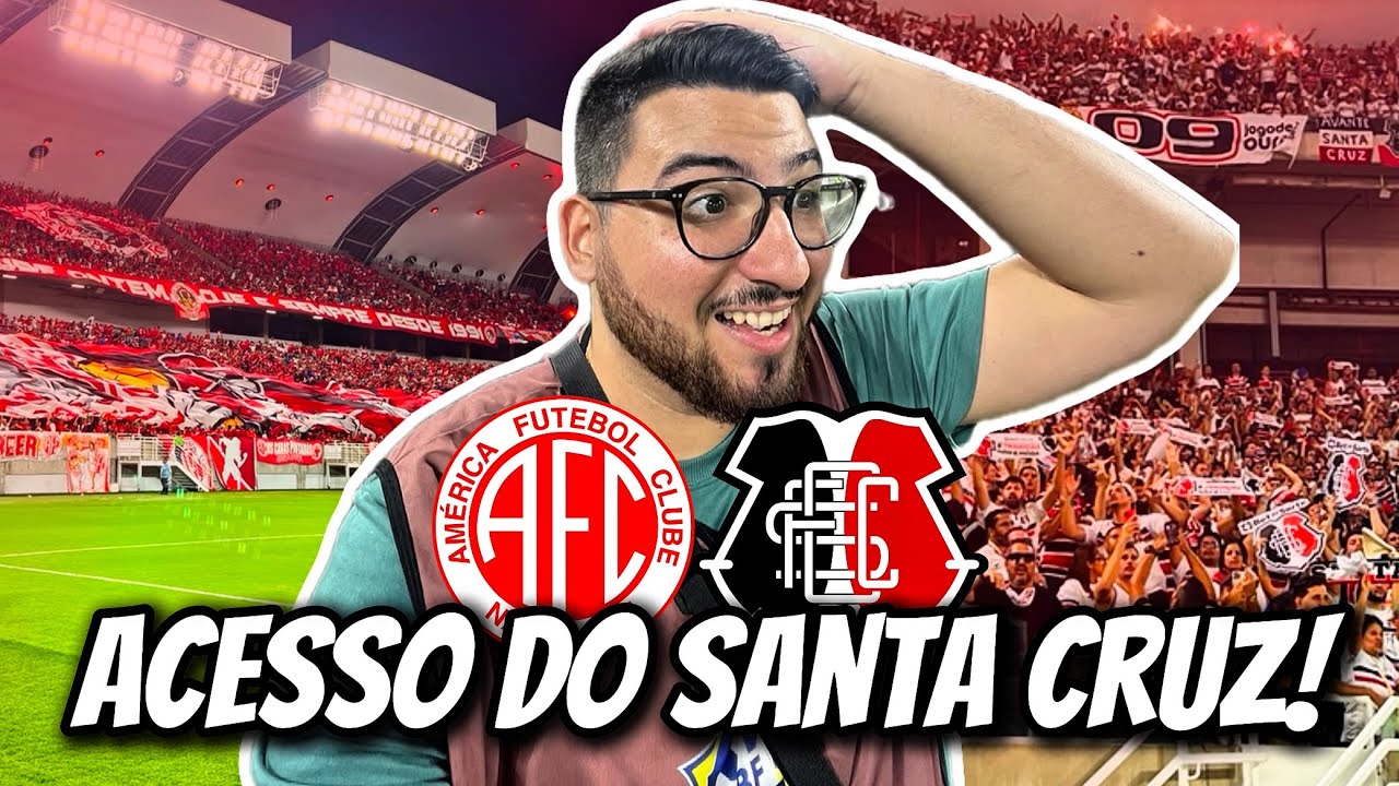 EMOCIONANTE! A COBRA SUBIU! / América-RN 1x1 Santa Cruz