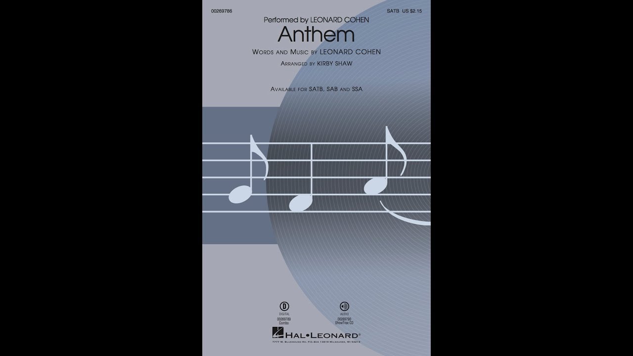Anthem (SATB Choir) - Arranged by Kirby Shaw