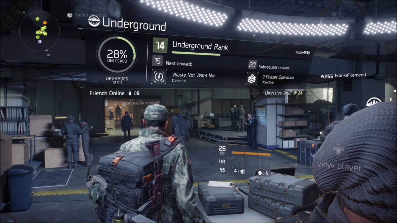 The Division - Fastest Way To Level Up Underground For Low Ranks!