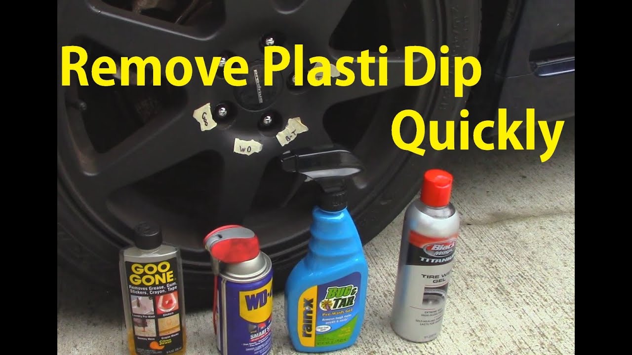Plasti Dip Removal Comparison - Which is best?