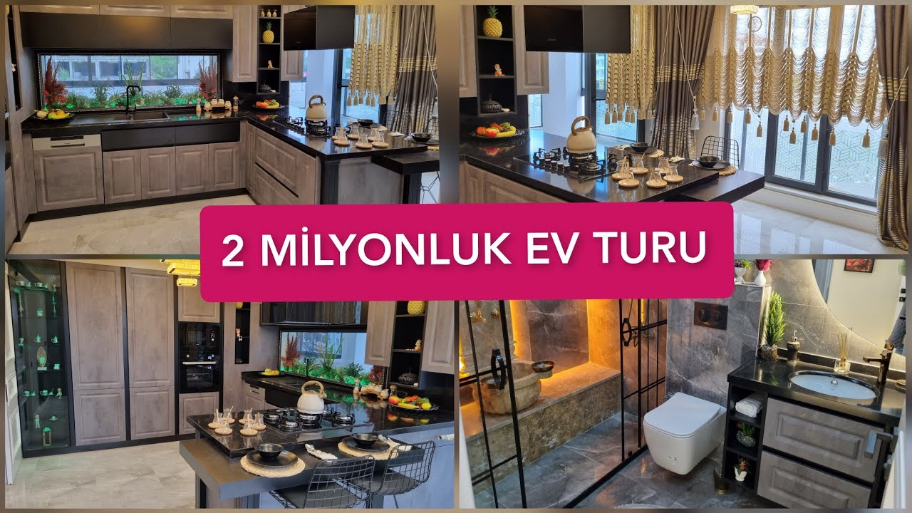 MUHTEŞEM BİR EV TURU😍 TARZINA, TASARIMINA BAYILDIM👌2 MİLYONLUK DAİRE