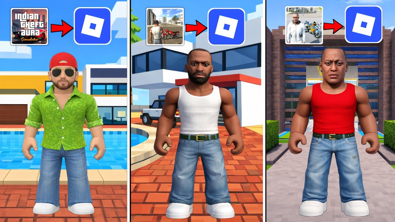 I Played Indian GTA Games Roblox Version 😱!