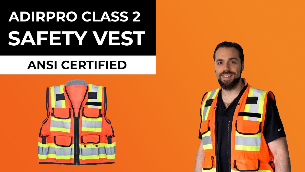AdirPro ANSI Class 2 Safety Vest - Product Overview