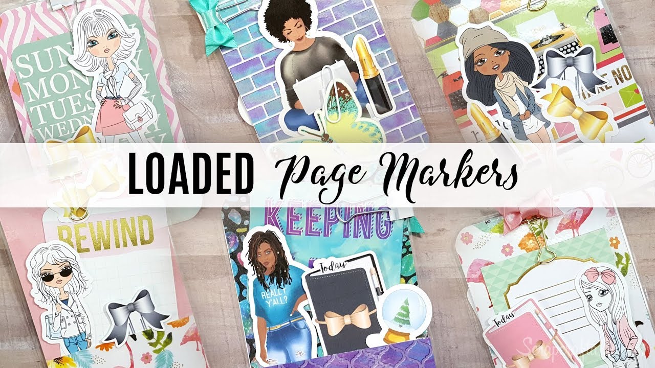 NEW Traveler's Notebook Loaded Page Markers at Scrapcraftastic