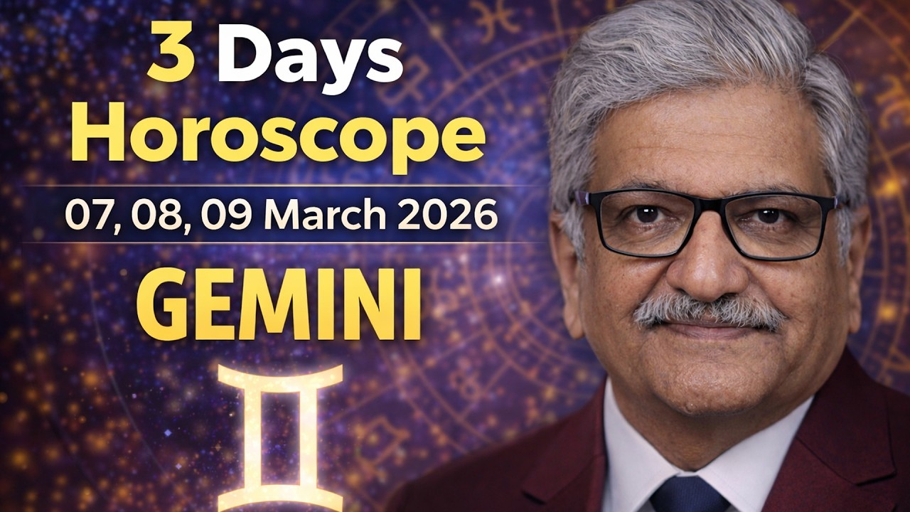 Gemini Weekly Horoscope  | 07, 08, 09 March  2026 |  Syed M Ajmal Rahim