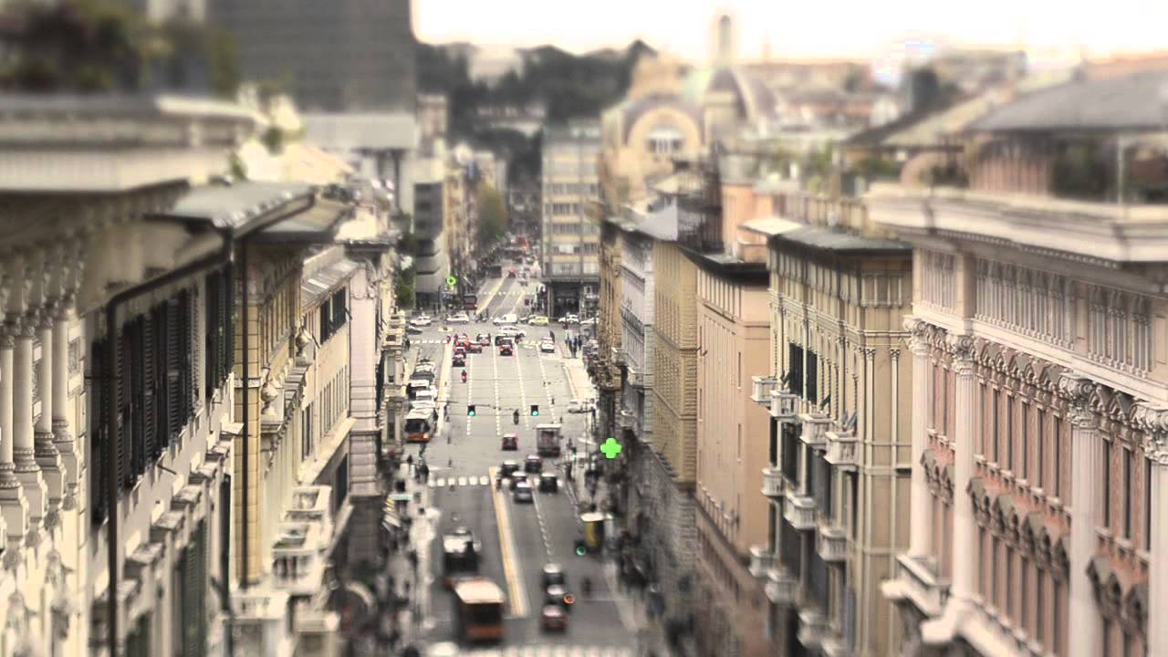 Genova tilt shift time lapse - alternate take