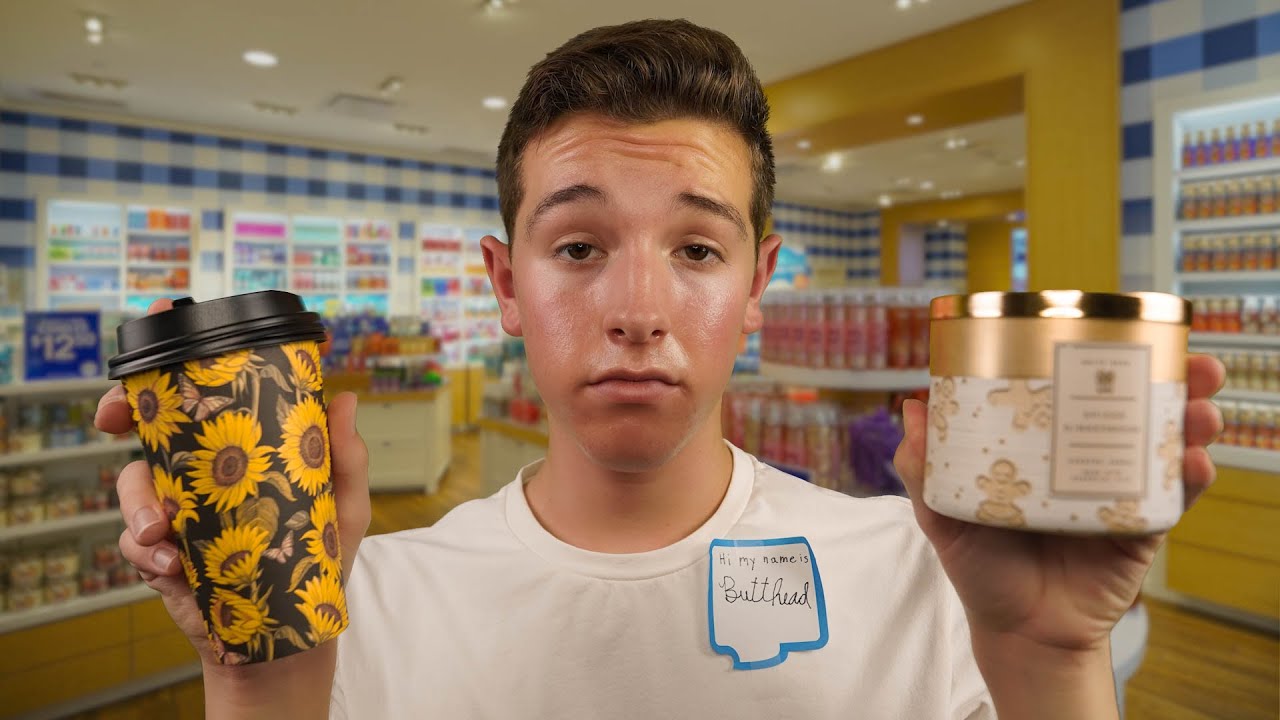ASMR Грубый сотрудник Bath & Body Works поможет вам выбрать осенние ароматы 🍂🥧
