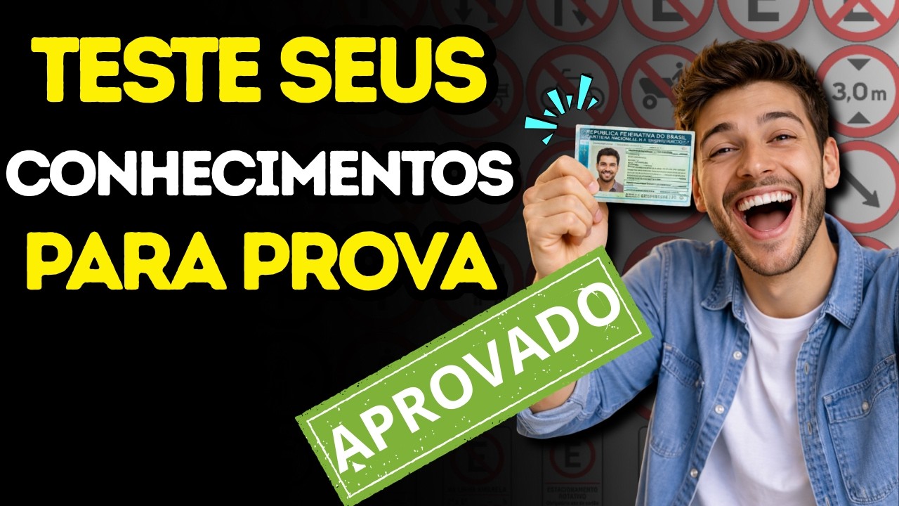 PROVA TEÓRICA do DETRAN 2026: QUESTÕES MAIS FREQUENTES em TODO O BRASIL