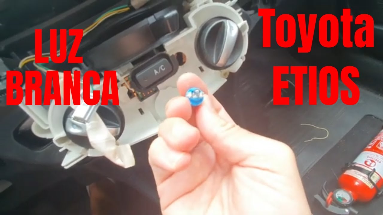 Como Trocar a Lâmpada do Painel do Etios - Auto Motores