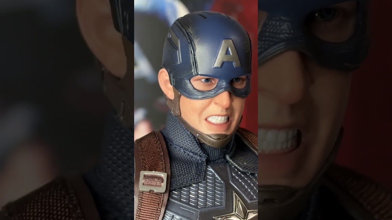 HOT TOYS: CAPTAIN AMERICA (AVENGERS ENDGAME): NEW FIGURE 'RETRO' PREVIEW  #hottoys #avengers #mcu