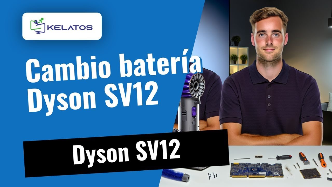 ¿Tu Dyson SV12 hace ruido extraño? 🔊 Cambio de batería y gatillo
