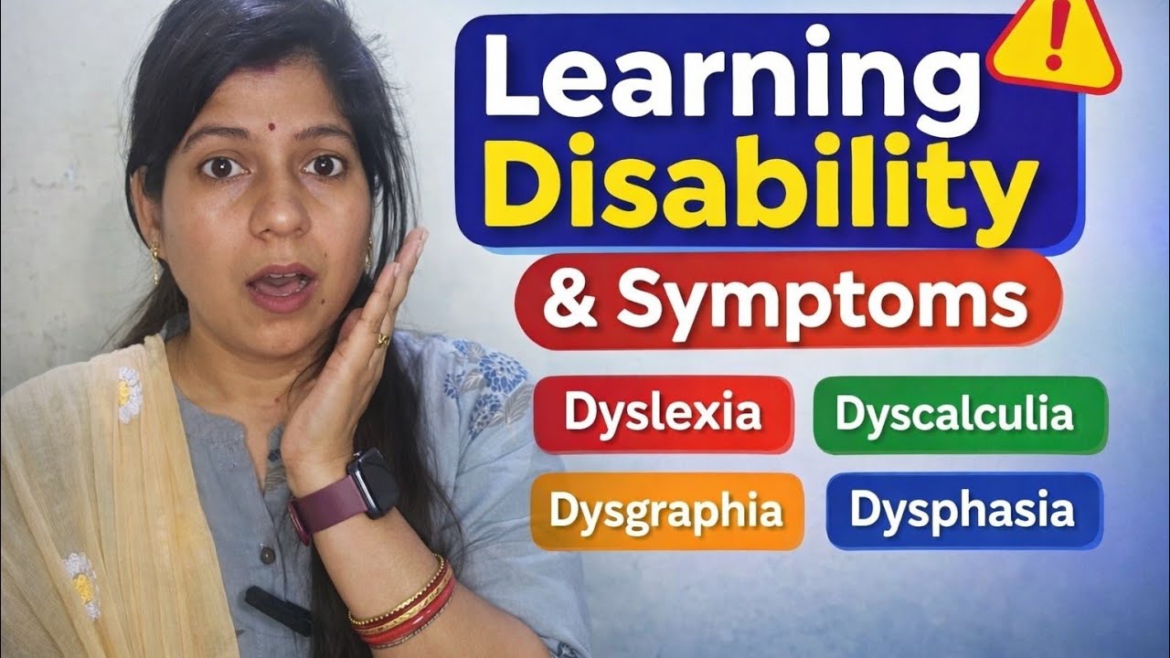 What is Learning disability?types & symptoms?in odia