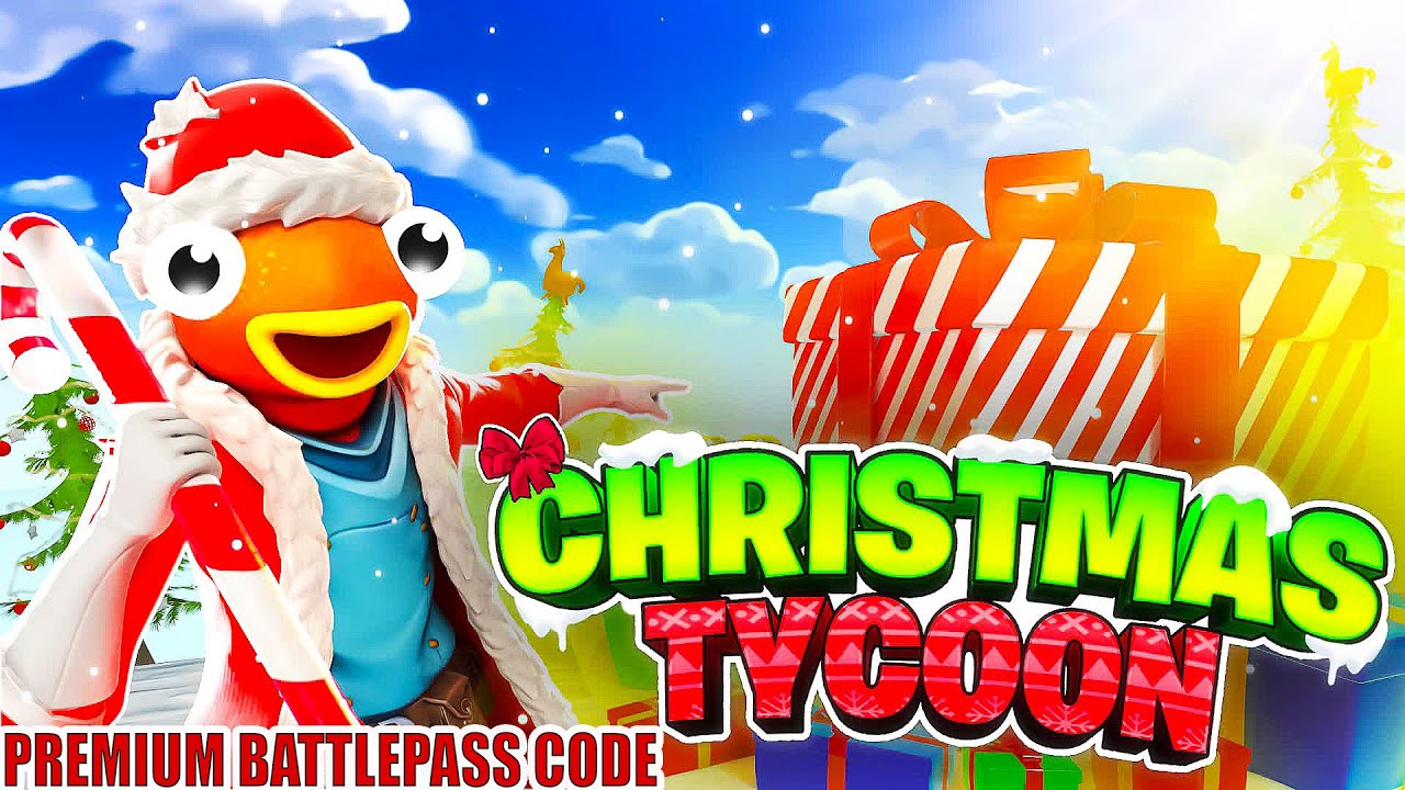 CHRISTMAS TYCOON MAP FORTNITE CREATIVE - SECRET BATTLE PASS PREMIUM CODE LOCATIONS