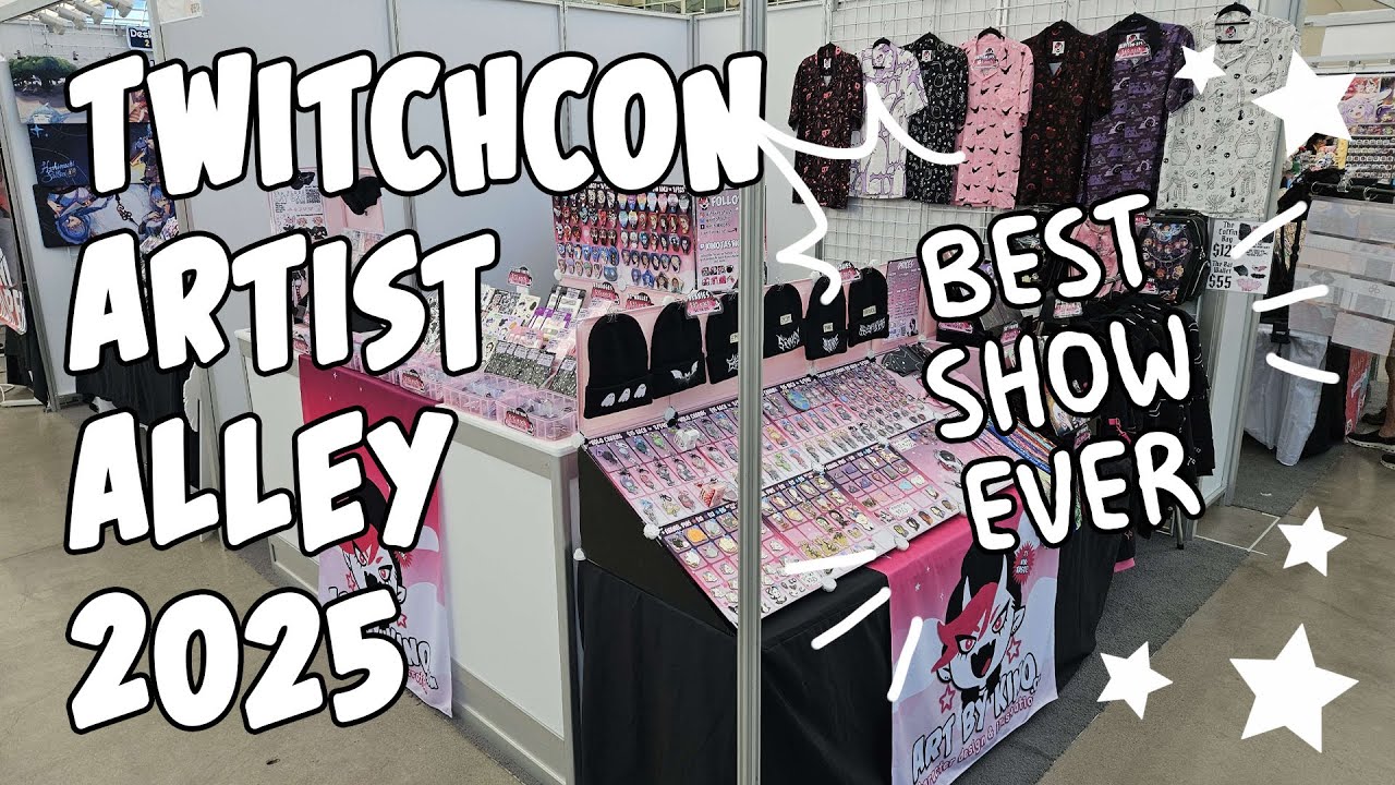 ARTIST ALLEY VLOG 019 ☆ Twitch Con San Diego 2025