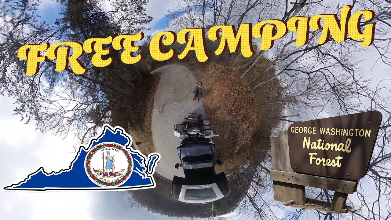 10 FREE CAMP SITES - Hercules Road - George Washington National Forest - Amherst County Virginia