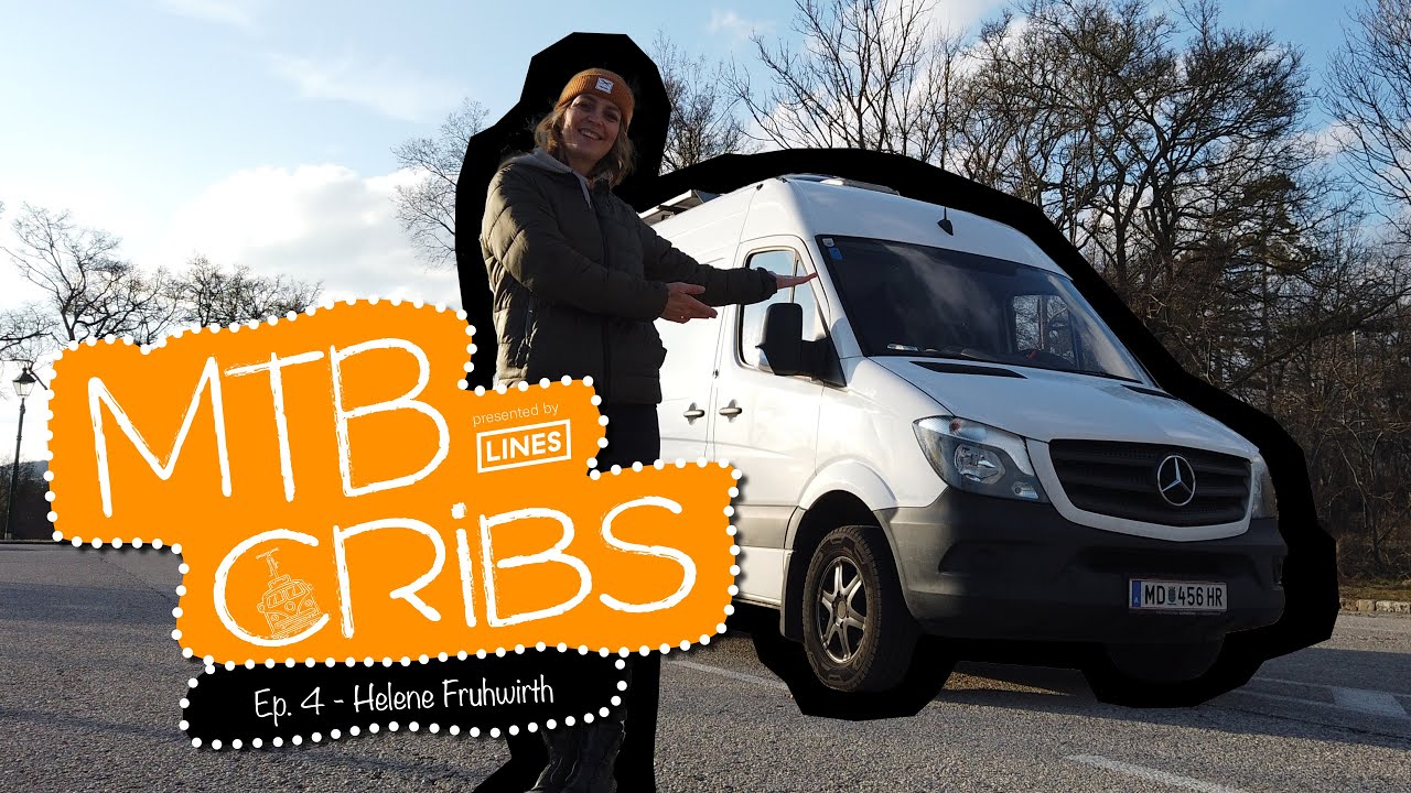 MTB Cribs 🚐 Helene Fruhwirth + Mercedes Sprinter Campervan | LINES