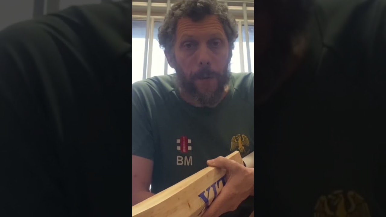 Prepping a Salix cricket bat