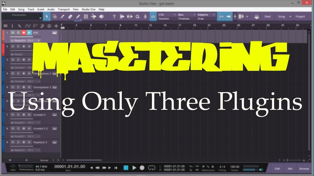 Loud Mastering Chain | Presonus Studio One | Infected Mushroom Pusher