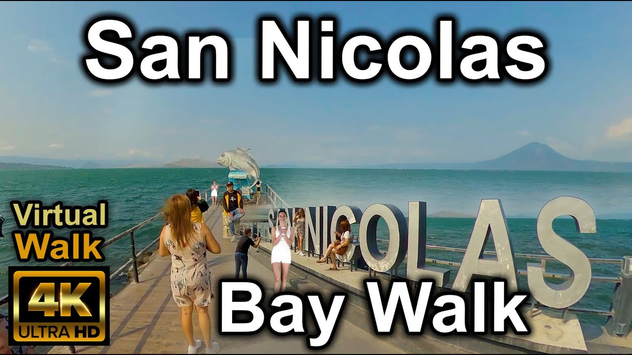 Walking around San Nicolas Bay Walk, Batangas [4K30] Virtual Tour | Bike, Walk | GoPro Max Reframe