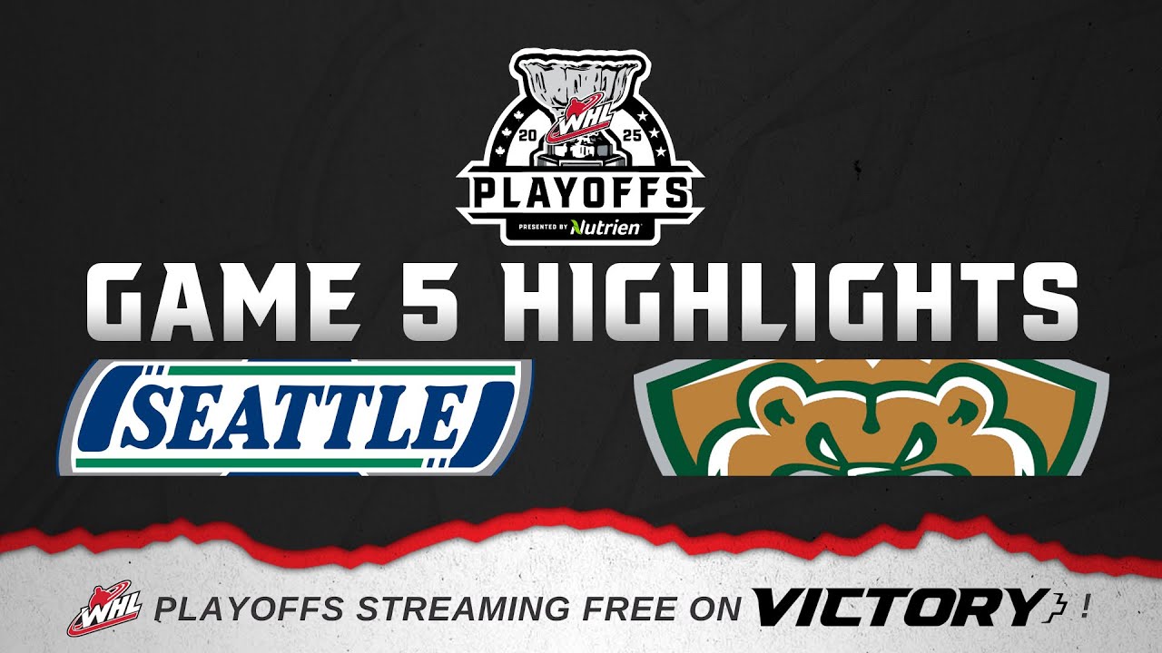 Seattle Thunderbirds at Everett Silvertips – Game 5 | 2025 WHL Playoffs Highlights