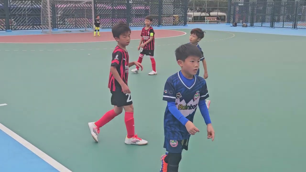 U9聯賽 FC Rianbow vs AC 米蘭 上半場 13/12/25