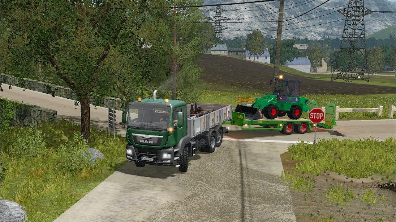 Farming Simulator 17 - Forestry and Farming on The Valley The Old Farm 033