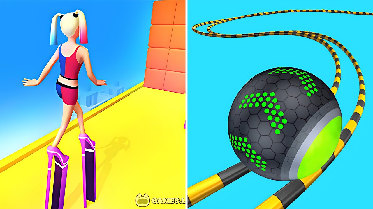 High Heels 🆚 Going Balls Max Update Levels 2026 Walkthrough Mobile Gameplay HE11